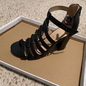 Black Strap High Heels